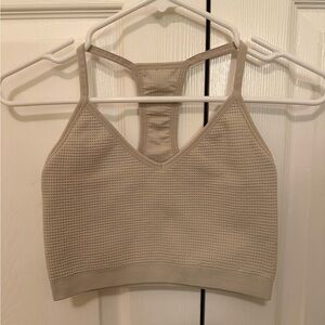 Vuori Waffle Seamless Bra “Ecru” Women’s Size XS